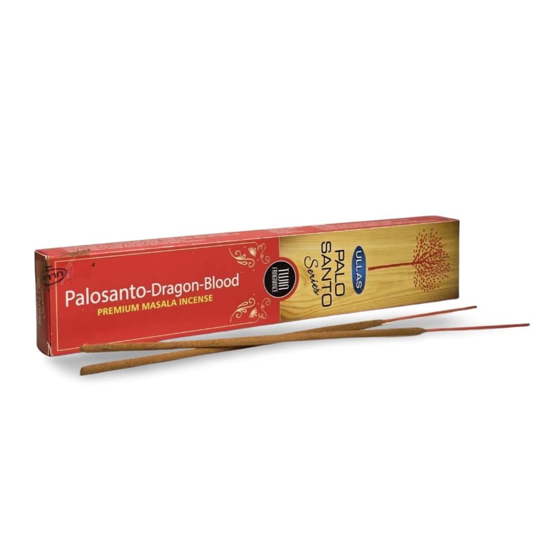 Varillas de incienso de palo santo y sangre de dragón