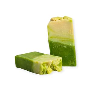 Jabón artesano de aloe vera natural, hidratante y calmante para pieles sensibles o irritadas