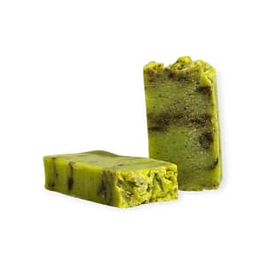 Jabón artesano con árbol de té y té verde, purificante y equilibrante para pieles grasas o con imperfecciones