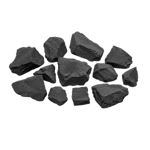 Shunguita carbonizada