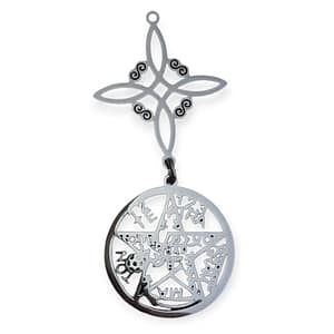 Colgante Vegvísir con Nudo Celta